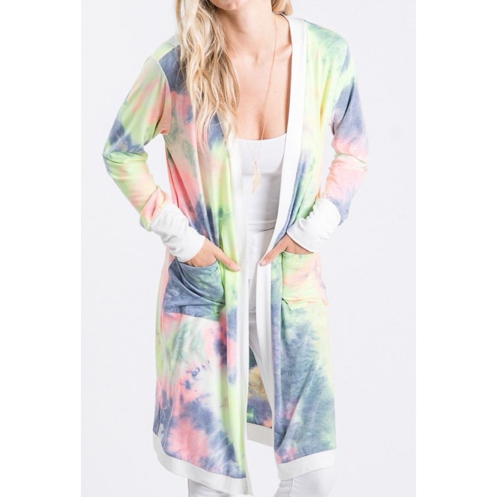 Heimish Cardigan in Tie Dye